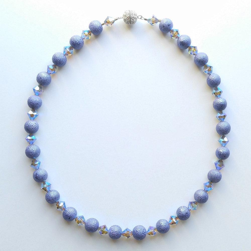 Handmade Swarovski Black Diamond AB2X Necklace